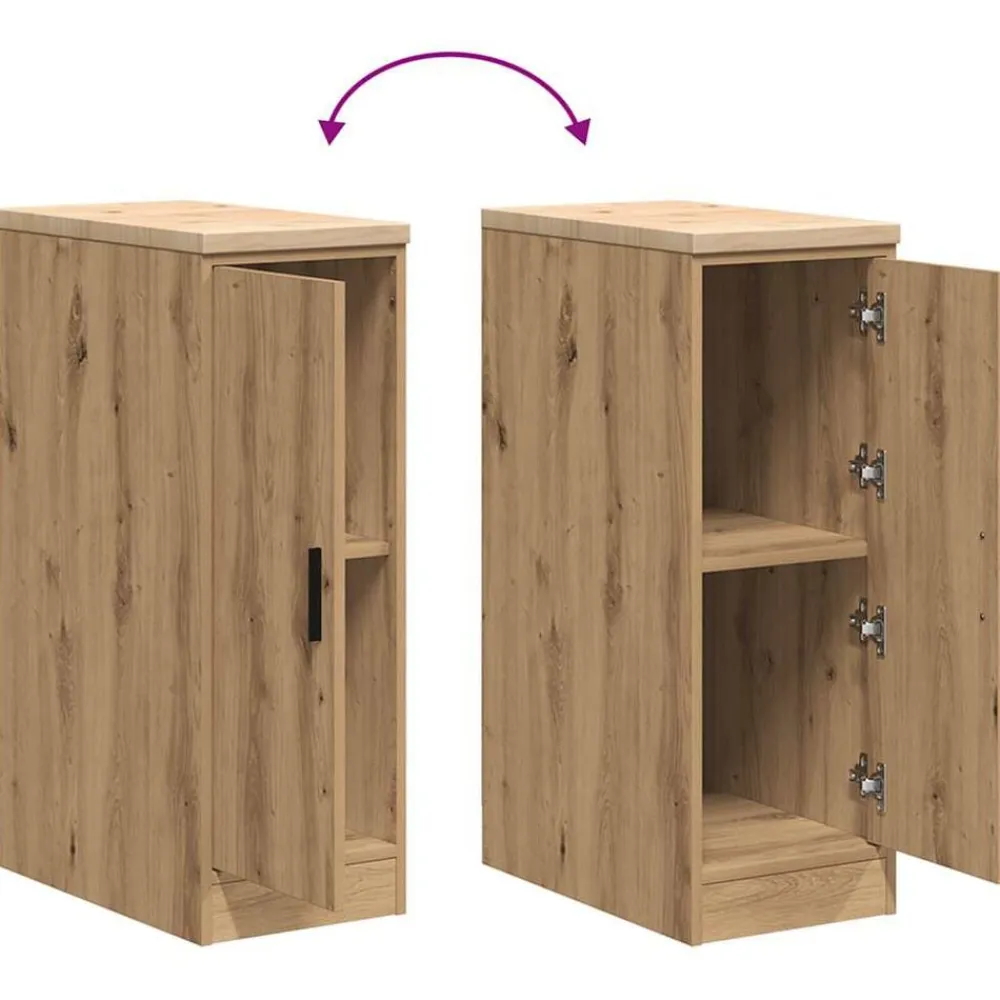 vidaXL Armario de almacenamiento para garaje Artisan Oak 30x51x85 cm artisian oak Clearance