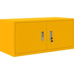vidaXL Armario de almacenamiento 90 x 40 x 40 cm Amarillo mostaza Online