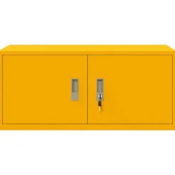 vidaXL Armario de almacenamiento 90 x 40 x 40 cm Amarillo mostaza Online