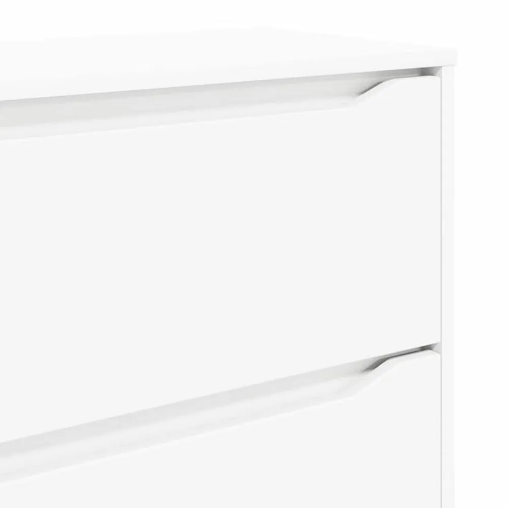 vidaXL Armario de almacenamiento 80 x 48 x 57 cm Madera contrachapada White Clearance