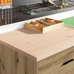 vidaXL Armario de almacenamiento para garaje Roble Artesano 60x51x85cm artisian oak Sale