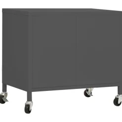 vidaXL Armario de almacenamiento acero gris 60x35x56 cm Antracita Clearance