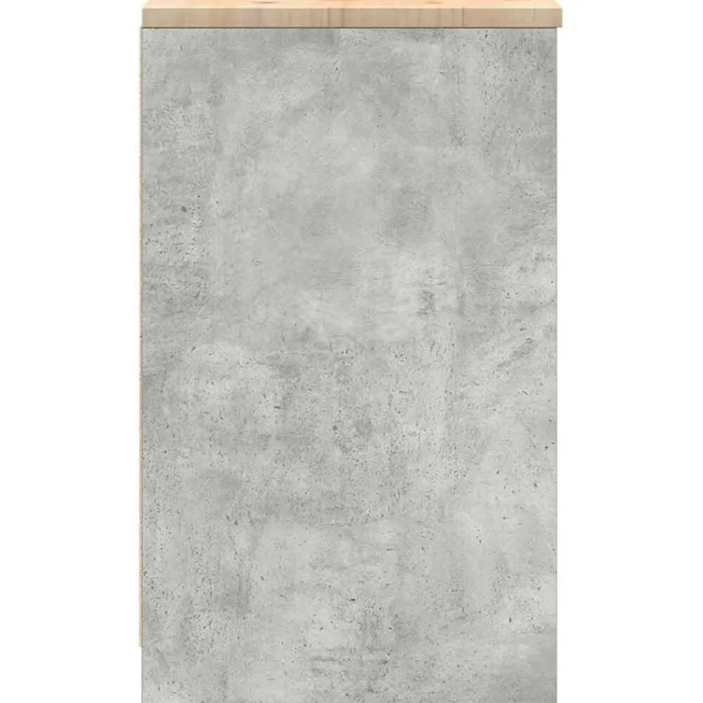 vidaXL Armario de almacenamiento para garaje Roble Sonoma 30x51x85 cm Gris hormigón Hot