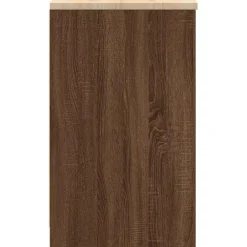 vidaXL Armario de almacenamiento para garaje roble marrón 30x51x85 cm Marr&oacute;n roble Best