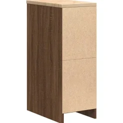 vidaXL Armario de almacenamiento para garaje roble marrón 30x51x85 cm Marr&oacute;n roble Best