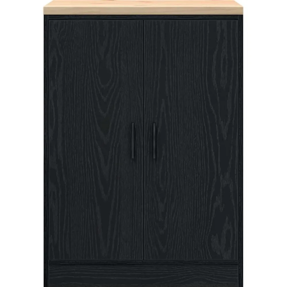 vidaXL Armario de almacenamiento para garaje 60x51x85 cm Negro Discount