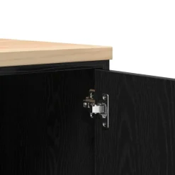 vidaXL Armario de almacenamiento para garaje 60x51x85 cm Negro Discount