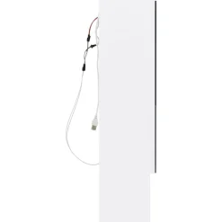 vidaXL Armario de baño con espejo MDF 80x15x60 cm Blanco