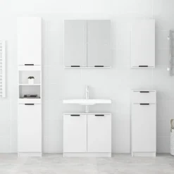 vidaXL Armario de baño de pared 32x20x67 cm Blanco Best