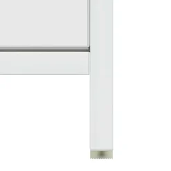 vidaXL Armario de baño madera contrachapada blanco brillo 60x33x61 cm Blanco brillante Hot
