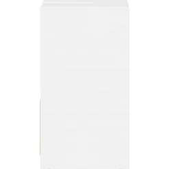 vidaXL Armario de baño madera contrachapada blanco brillo 60x33x61 cm Blanco brillante Hot