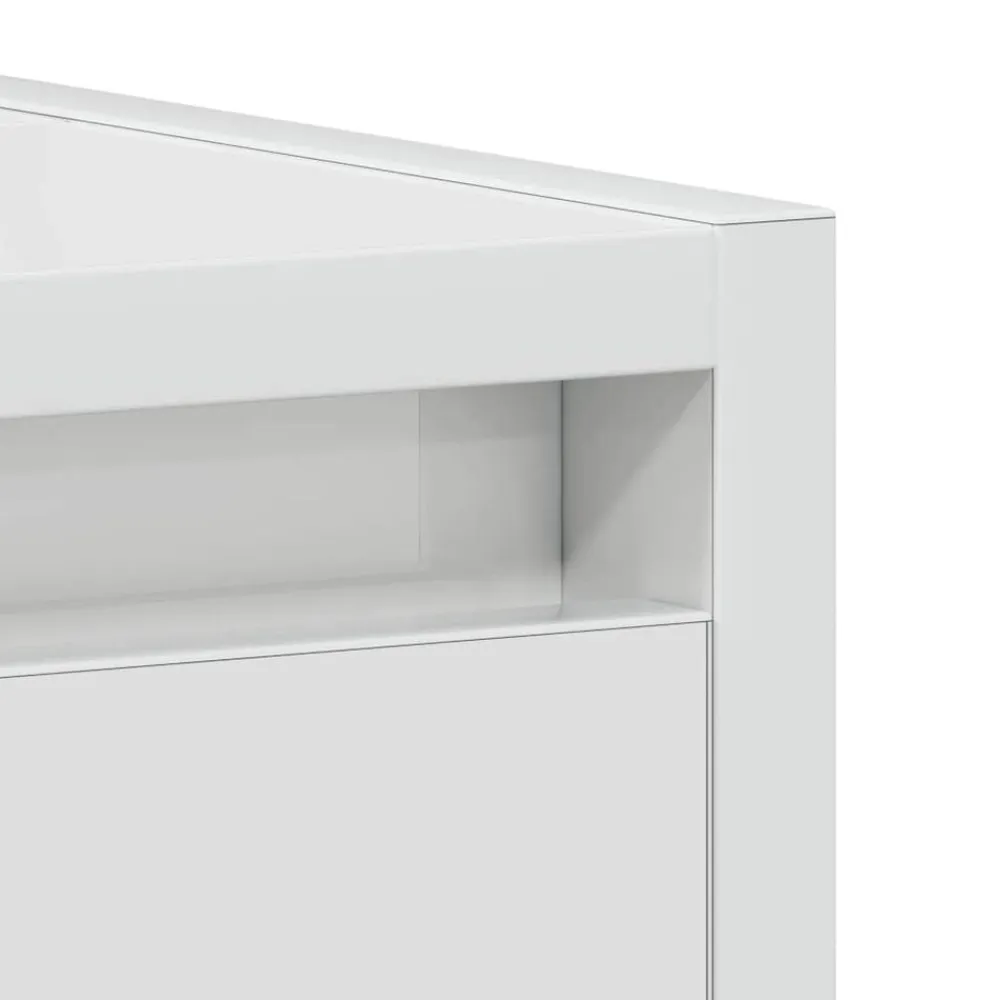 vidaXL Armario de baño madera contrachapada blanco brillo 60x33x61 cm Blanco brillante Hot