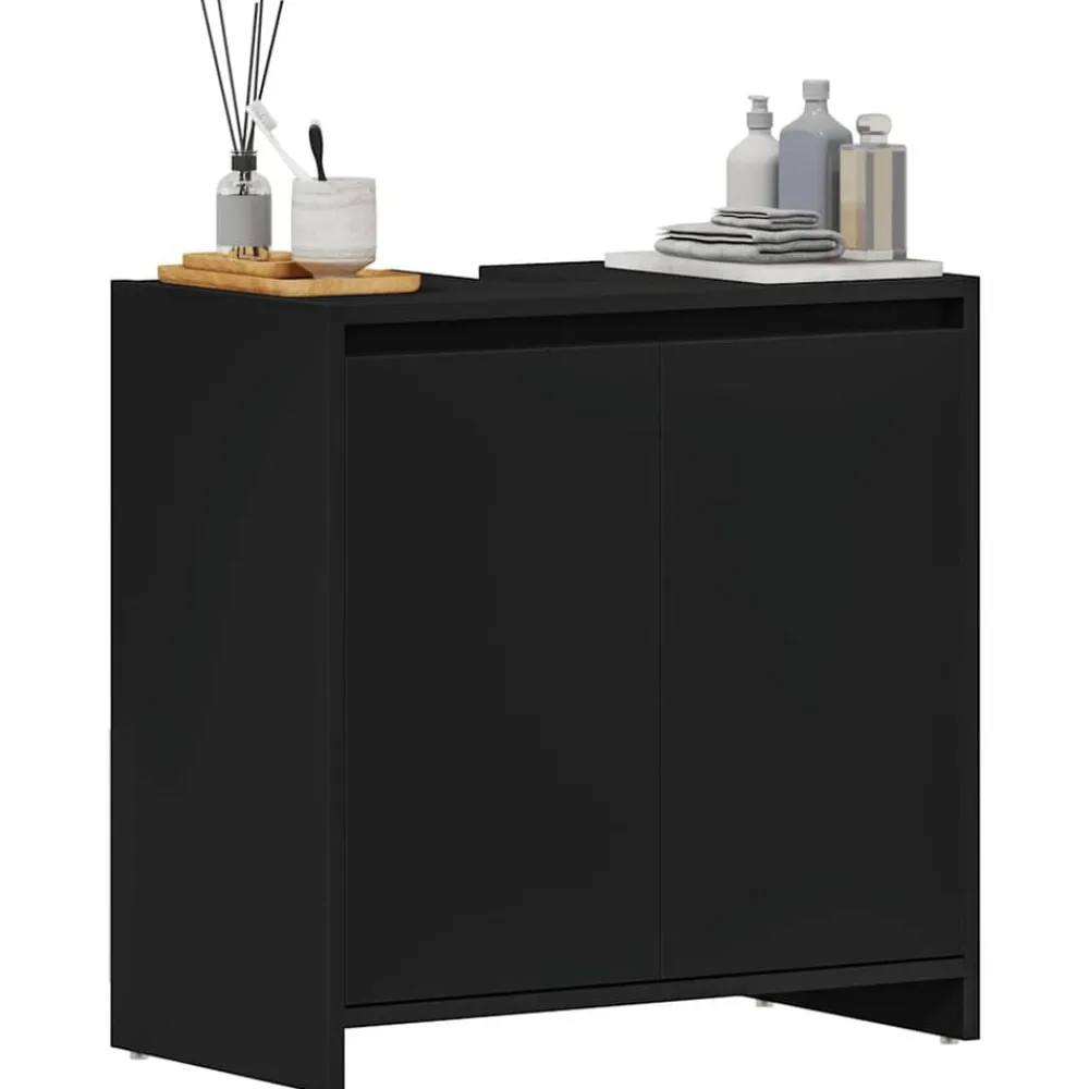 vidaXL Conjuntos De Muebles-Armario de baño madera contrachapada 60x33x61 cm
