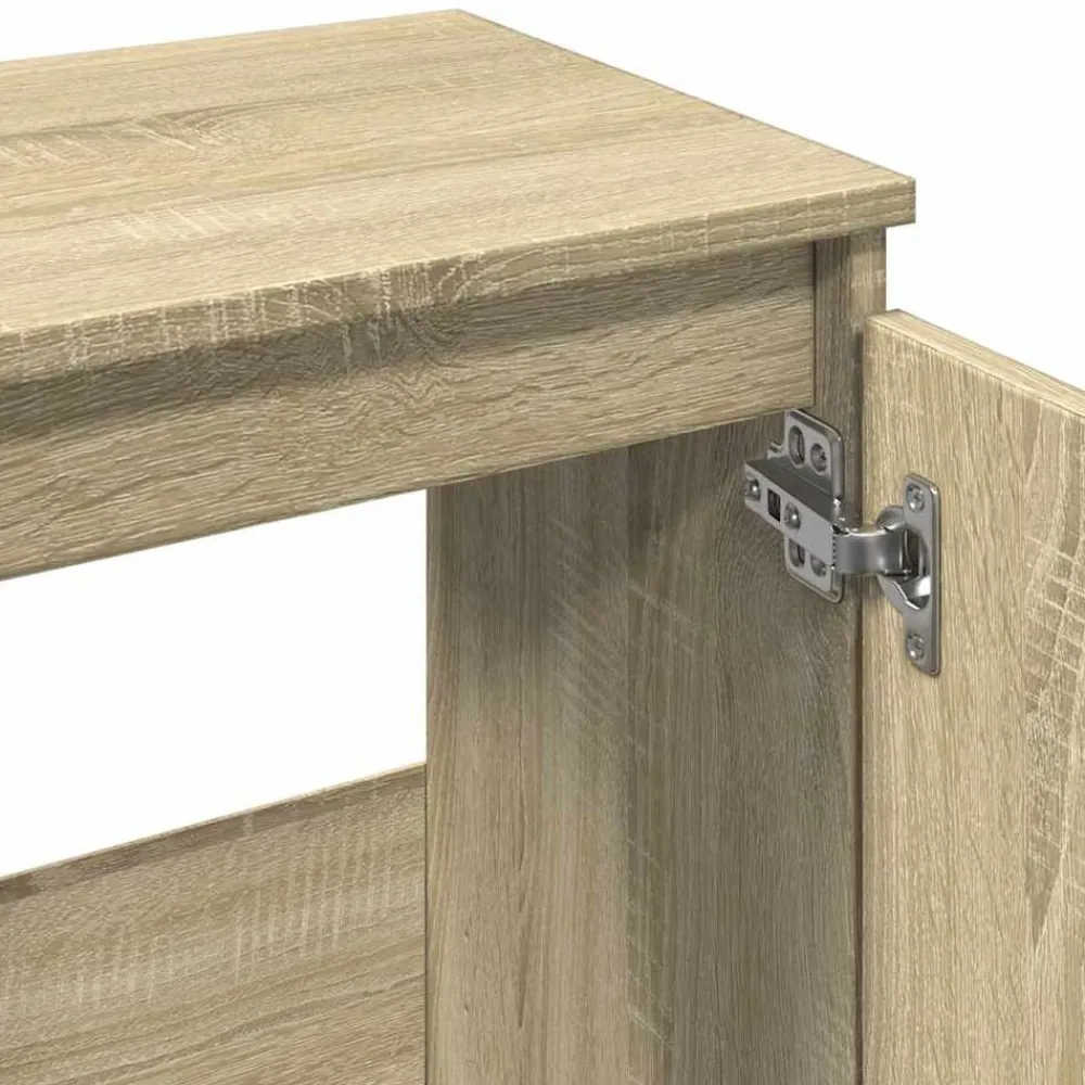 vidaXL Armario de baño madera contrachapada 65x33x60 cm Roble Sonoma Sale