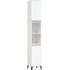 vidaXL Armarios Y Almacenamiento-Armario de baño madera contrachapada 30x30x190 cm