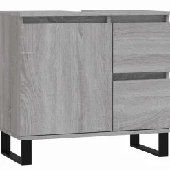vidaXL Conjuntos De Muebles-Armario de baño madera contrachapada 65x33x60 cm