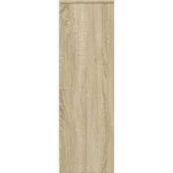 vidaXL Armario de baño madera contrachapada color roble 30x30x95 cm Roble Sonoma Best