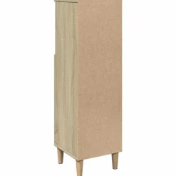 vidaXL Armarios Y Almacenamiento-Armario de baño madera contrachapada 30x30x100 cm