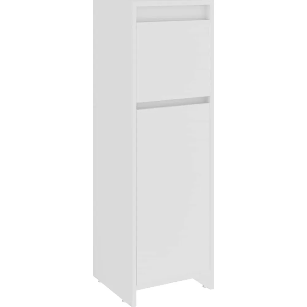 vidaXL Armario de baño madera contrachapada 30x30x95 cm Blanco Discount