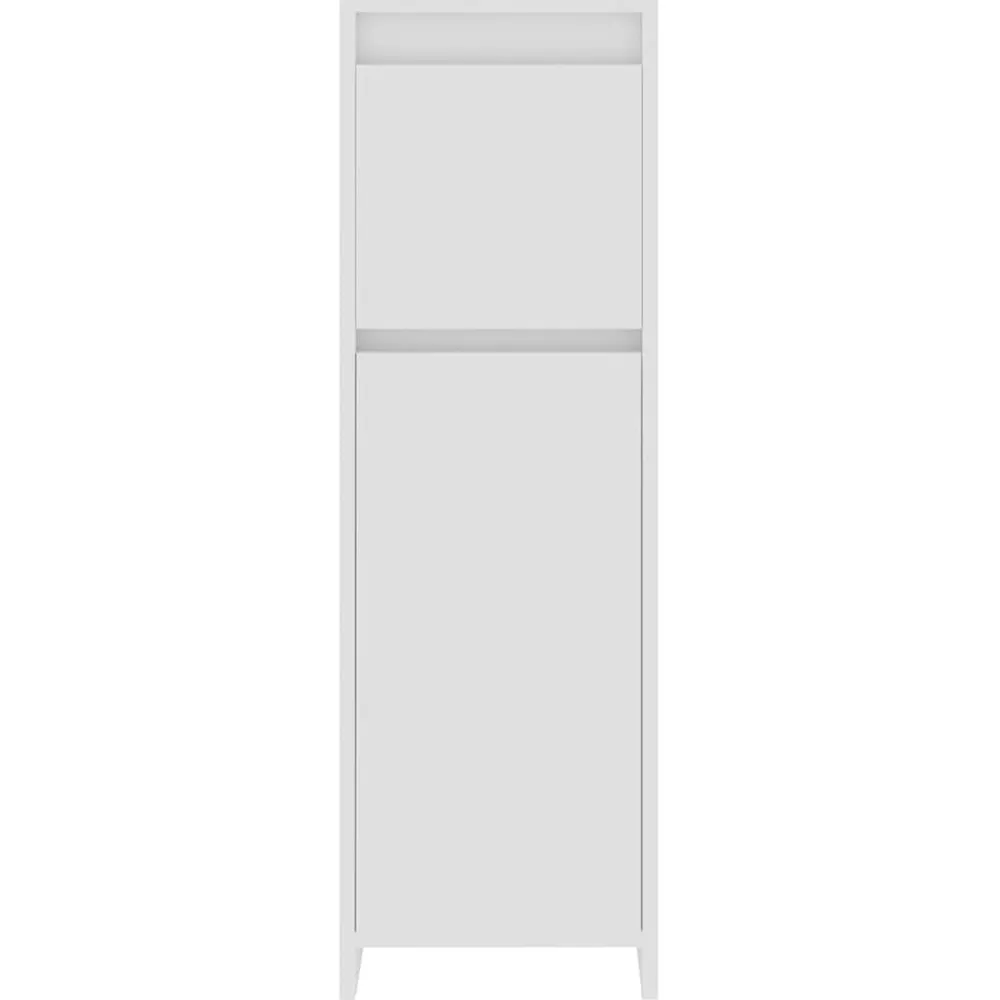 vidaXL Armario de baño madera contrachapada 30x30x95 cm Blanco Discount