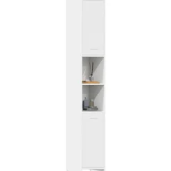 vidaXL Conjuntos De Muebles-Armario de baño madera contrachapada 30x30x183,5 cm