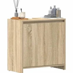 vidaXL Armario de baño madera contrachapada color roble 60x33x61 cm Roble Sonoma Sale