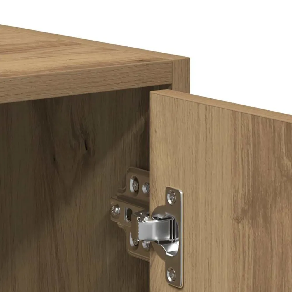vidaXL Conjuntos De Muebles-Armario de baño madera ingeniería 30x30x183,5 cm