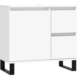 vidaXL Conjuntos De Muebles-Armario de baño madera contrachapada 65x33x60 cm