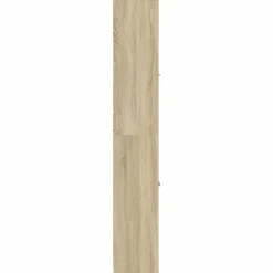 vidaXL Conjuntos De Muebles-Armario de baño madera contrachapada color roble 30x30x183,5 cm