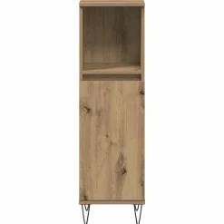 vidaXL Conjuntos De Muebles-Armario de baño madera de ingeniería 30x30x100 cm