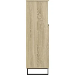 vidaXL Armario de baño madera contrachapada 30x30x100 cm Roble Sonoma Hot