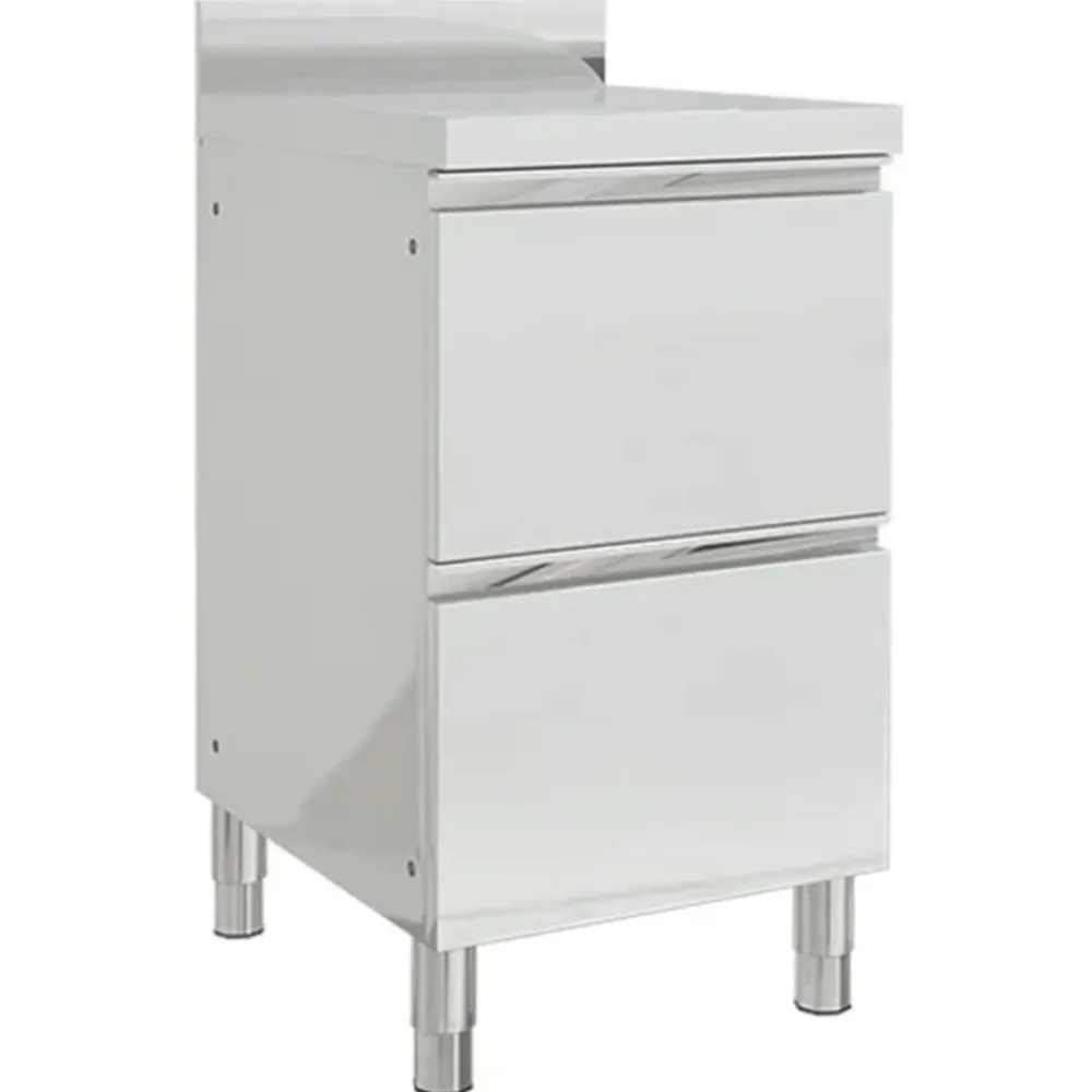 vidaXL Armario de cocina comercial con 2 cajones 50x60x96 cm Sale
