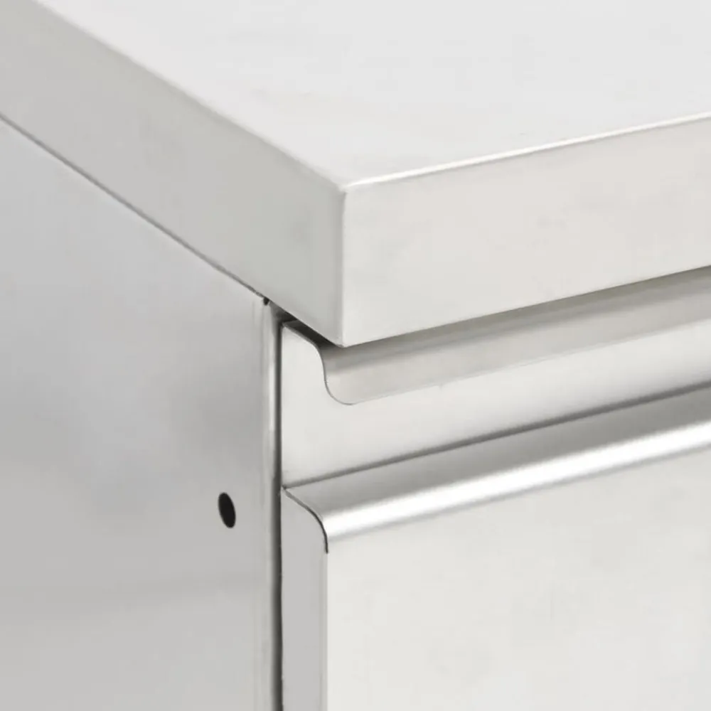 vidaXL Armario de cocina comercial con 2 cajones 50x60x96 cm Sale