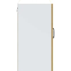 vidaXL Armarios Y Almacenamiento-Armario de cocina de pared con puerta de cristal 