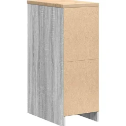 vidaXL Almacenamiento Industrial-Armario de garaje de madera maciza pino 30x51x85 cm