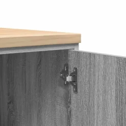 vidaXL Almacenamiento Industrial-Armario de garaje de madera maciza pino 60x51x85 cm