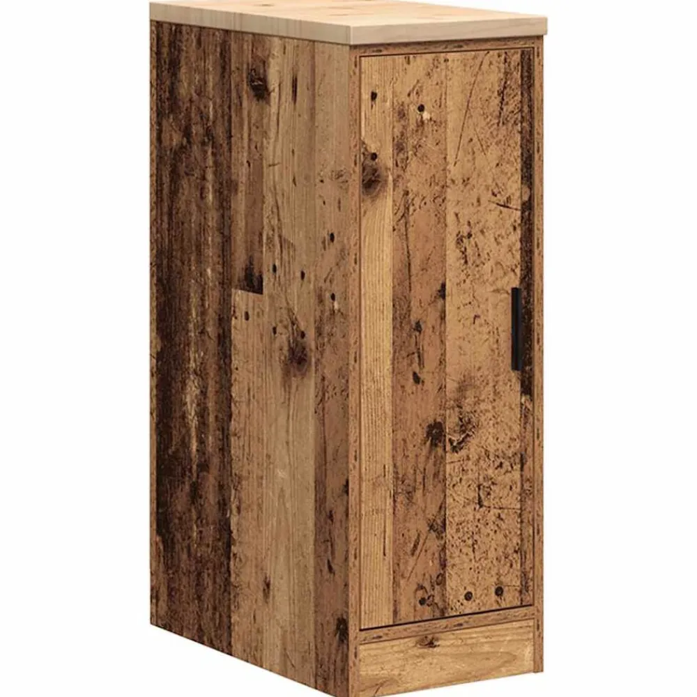 vidaXL Almacenamiento Industrial-Armario de garaje de madera vieja 30x51x85 cm