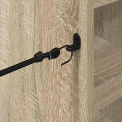 vidaXL Armario de Golf con rueda Liso 65 x 45 x 98 cm Roble Sonoma Outlet
