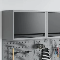 vidaXL Armario de herramientas y Gris 50 x 25 x 35 cm Negro Hot