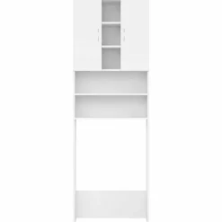 vidaXL Armario de lavadora 64x25,5x190 cm Blanco New