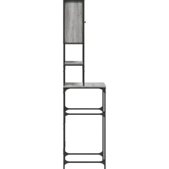 vidaXL Armario de lavadora 68x48,5x194 cm Gris sonoma Online