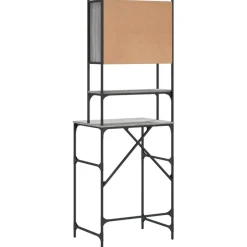 vidaXL Armario de lavadora 68x48,5x194 cm Gris sonoma Online