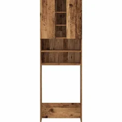 vidaXL Accesorios Para Electrodomésticos-Armario de lavadora madera envejecida 64x25,5x190 cm