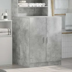 vidaXL Armario de lavadora gris hormigón 70,5x71,5x91,5 cm Gris hormig&oacute;n Online