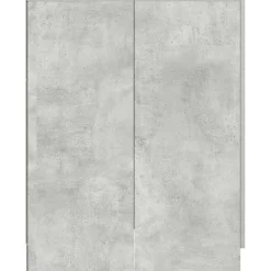 vidaXL Armario de lavadora gris hormigón 70,5x71,5x91,5 cm Gris hormig&oacute;n Online