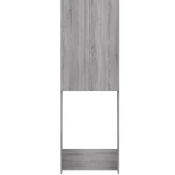 vidaXL Armario de lavadora 64x25,5x190 cm Gris sonoma Best