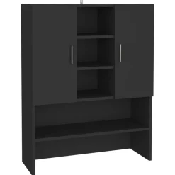 vidaXL Accesorios Para Electrodomésticos-Armario de lavadora 70,5x25,5x90 cm