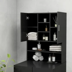 vidaXL Accesorios Para Electrodomésticos-Armario de lavadora 70,5x25,5x90 cm