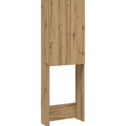 vidaXL Armario de lavadora 64x25,5x190 cm Roble artisan Clearance