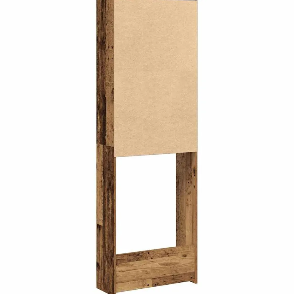 vidaXL Accesorios Para Electrodomésticos-Armario de lavadora envejecida 64x24x190 cm